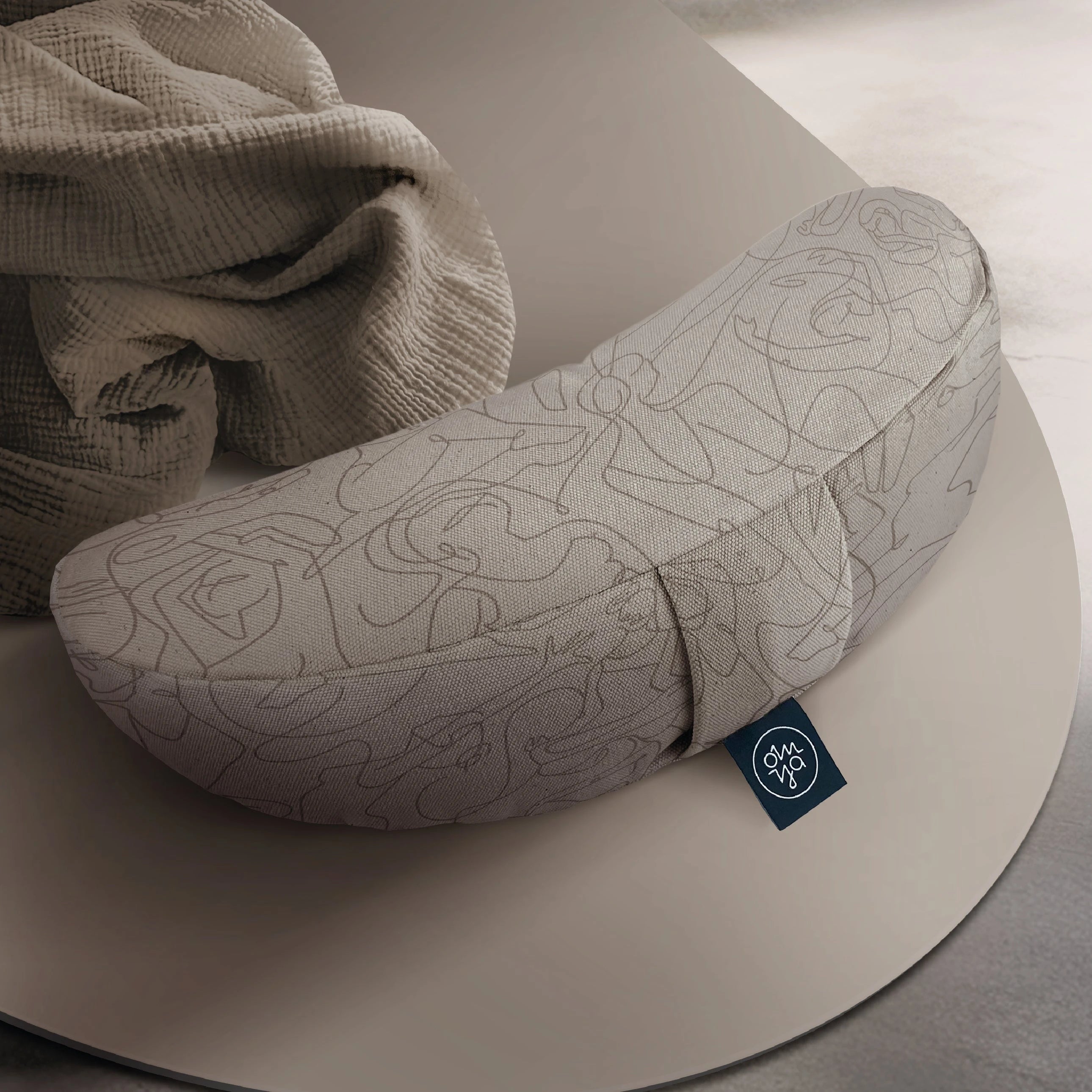 Design Yoga Half Moon Cushion - Be Goddess