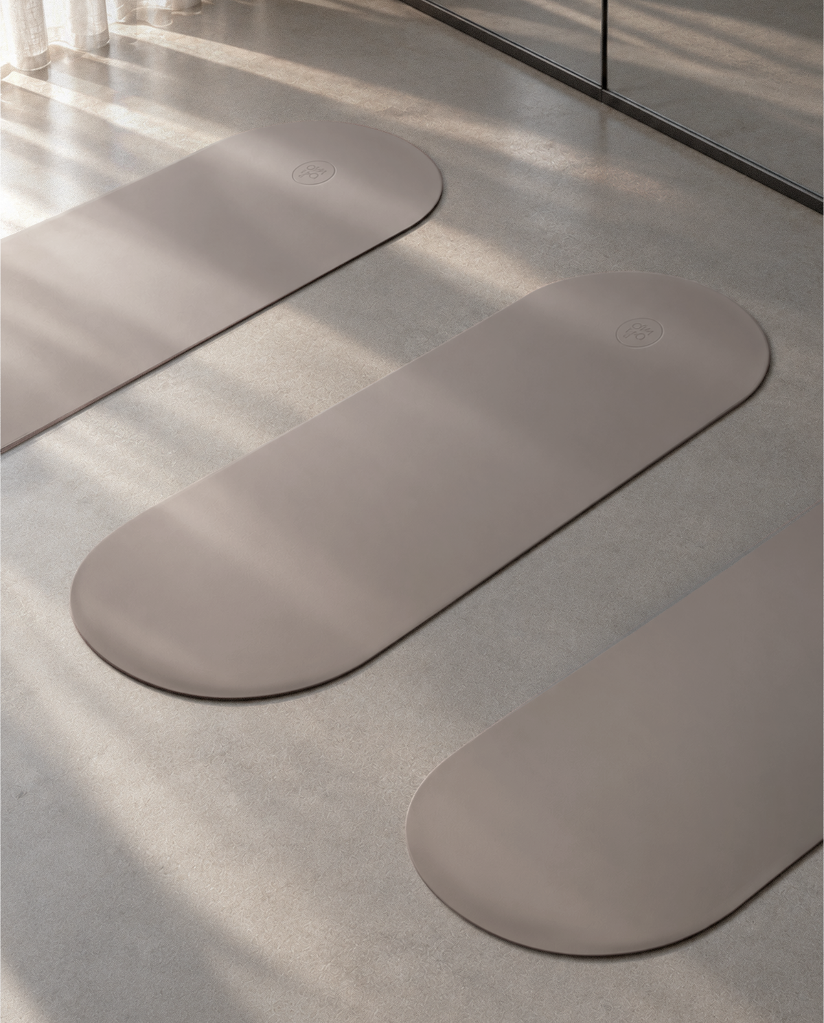 Oval Advanced Grip Yoga Mat - Dune