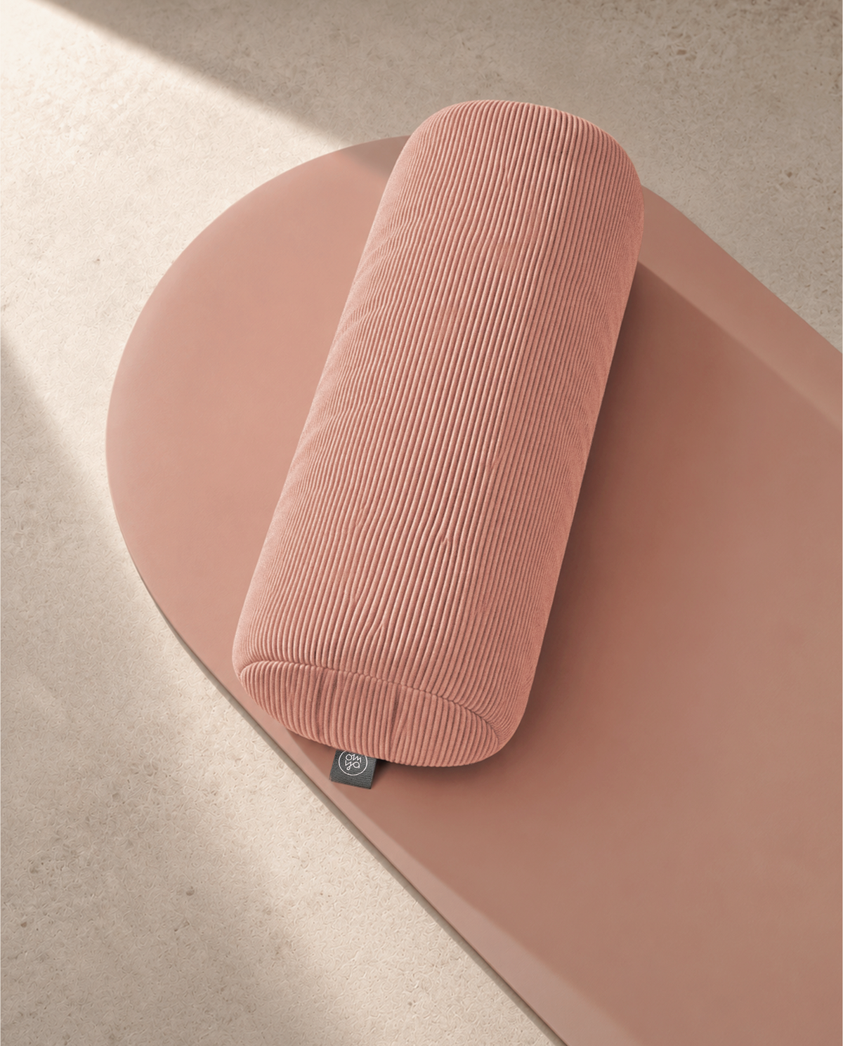 Design Yoga Bolster - Blush Cord
