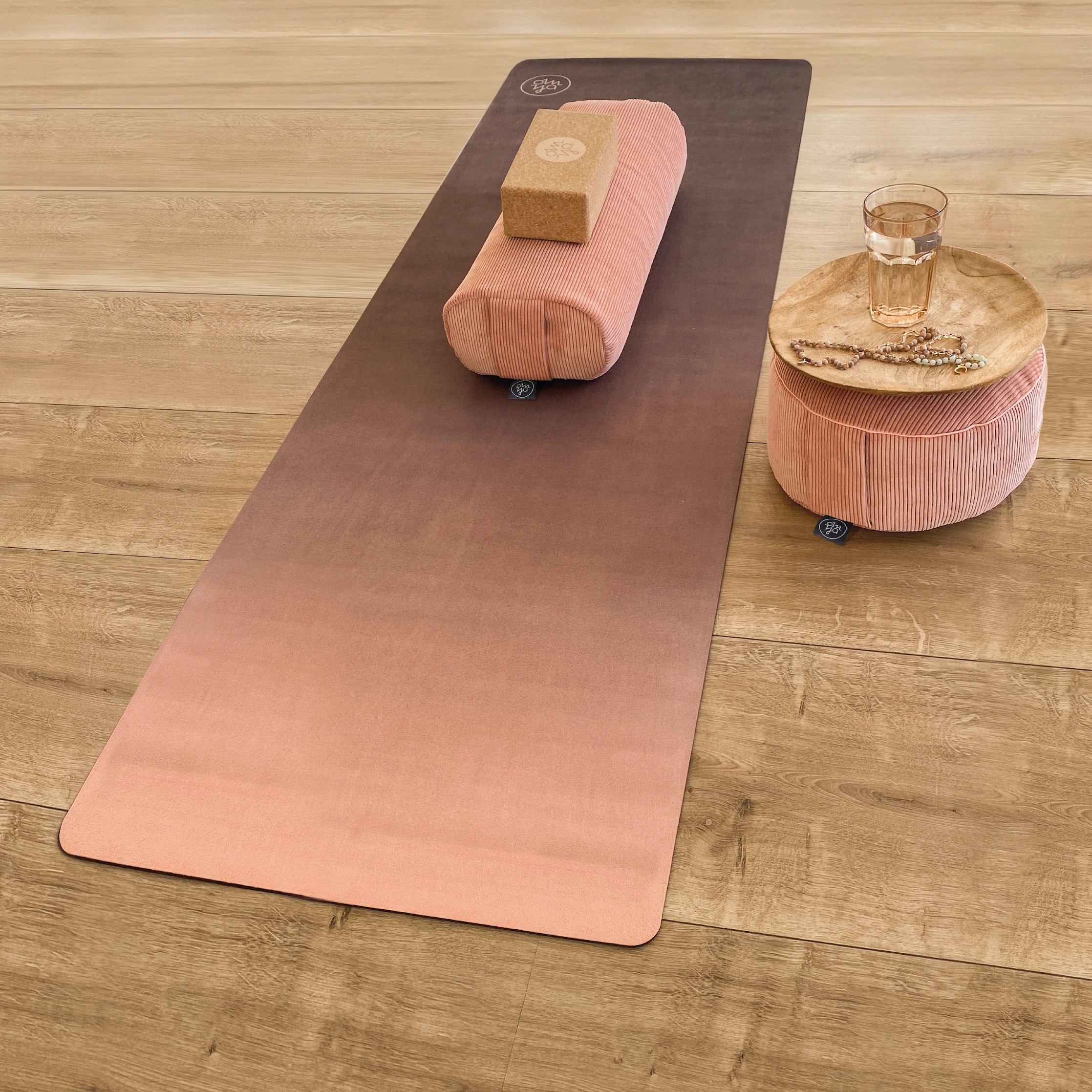 Design Yoga Bolster - Blush Cord