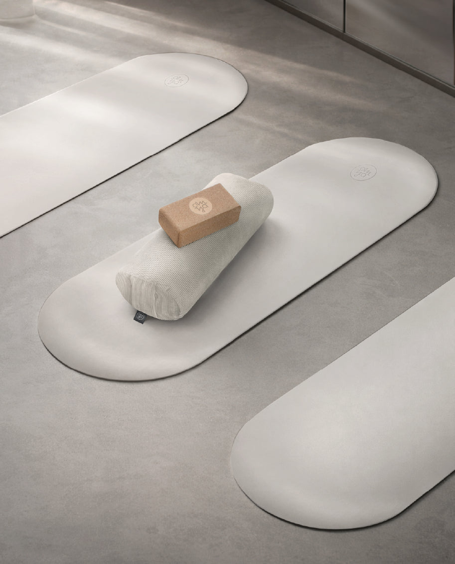 Oval Advanced Grip Yogamatte - Pearl
