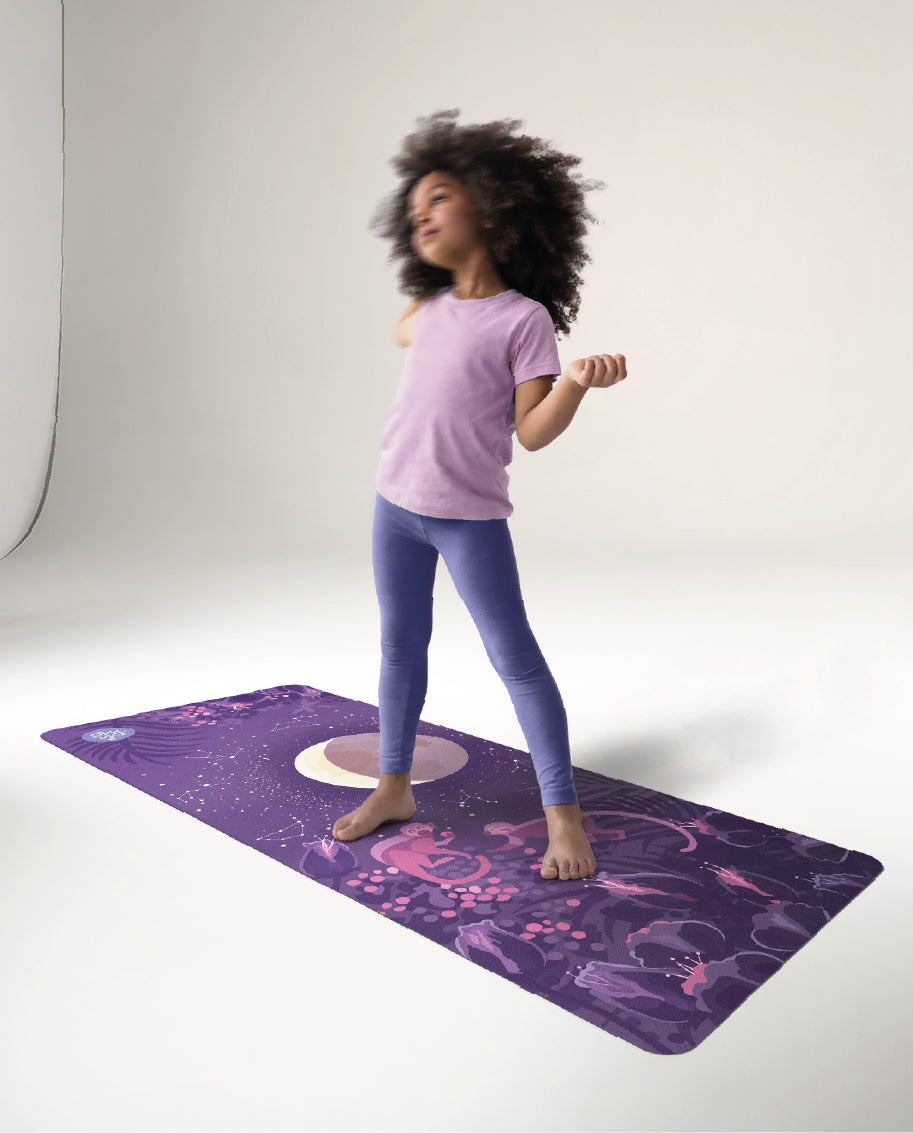Children's yoga mat - Peaceful Moon